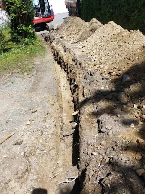 Kanal und Drainagen, Jochum Erdbau, Transporte, Aushubarbeiten, Hörbranz, Bezirk Bregenz Kanal und Drainagen, Jochum Erdbau, Transporte, Aushubarbeiten, Hörbranz, Bezirk Bregenz
